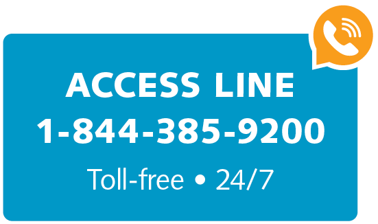 Access Line 18443859200 Toll free 24/7